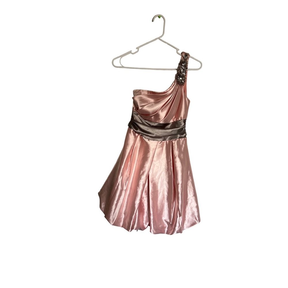 Speckless Satin bubbly Pink dress Size 3